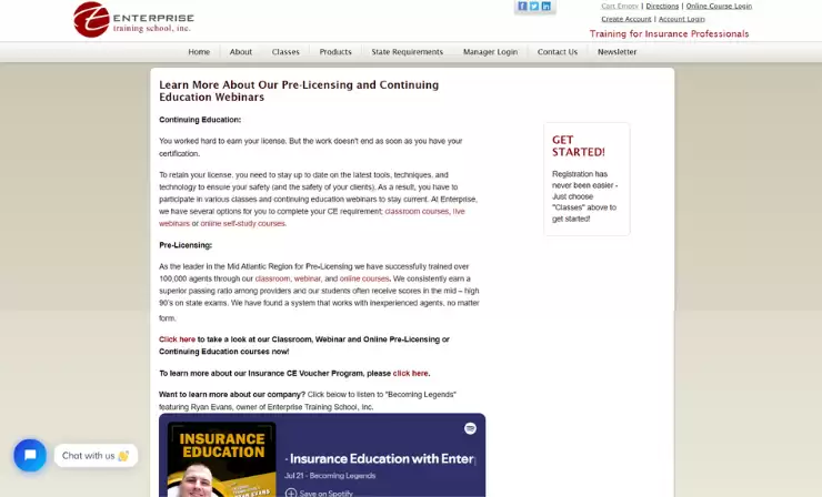 Etraining school