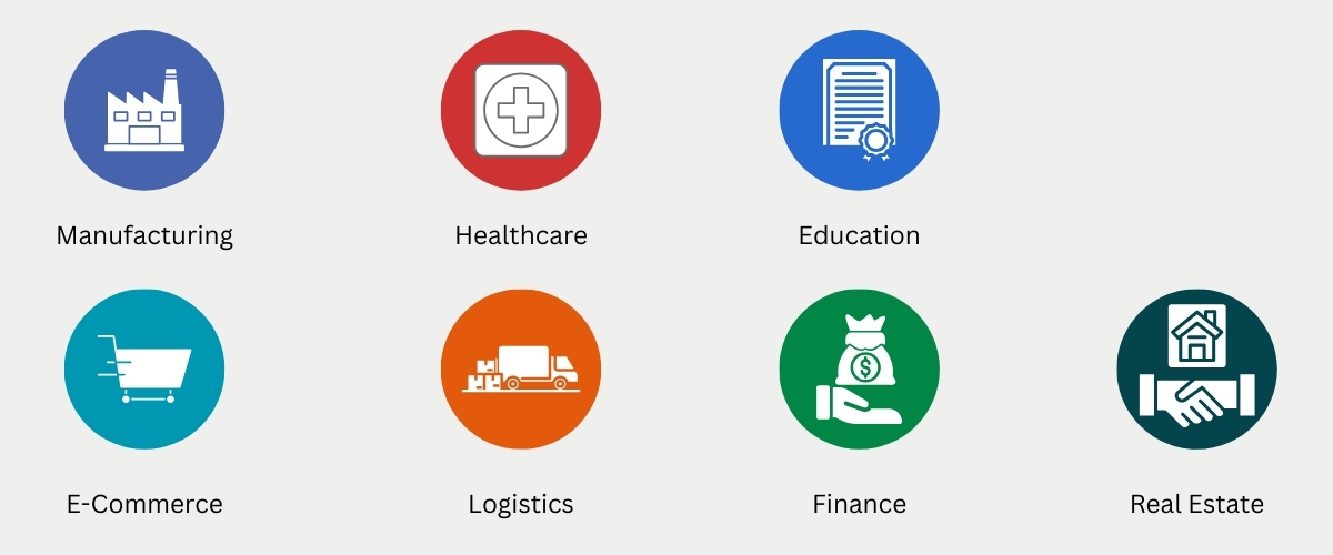 Types of Industries We Serve at E Edge Technology PVT LTD.